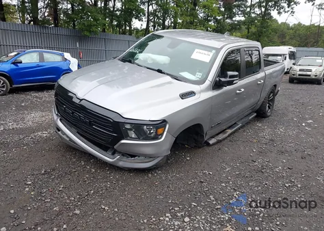 2021 Ram 1500 Big Horn 4X4 5'7 Box z USA, uszkodzony, nr VIN 1C6SRFFT4MN591114